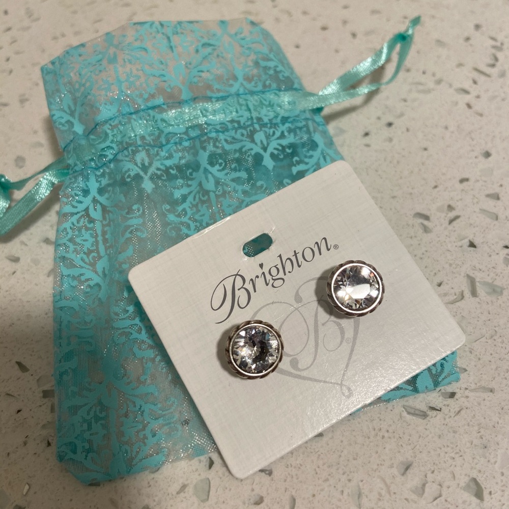 Beautiful round Brighton earrings! NWT
